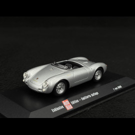 Porsche 550 Spyder silber Edition Auto Bild 1/43 Minichamps 433066034