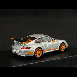 Porsche 911 GT3 RS Typ 997 2007 Silber Grau 1/43 AutoArt 57914