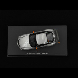Porsche 911 GT3 RS Typ 997 2007 Silber Grau 1/43 AutoArt 57914