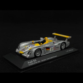 Audi R8 n° 2 2.24h Le Mans 2001 1/43 Minichamps 400011202