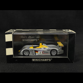 Audi R8 n° 2 2.24h Le Mans 2001 1/43 Minichamps 400011202