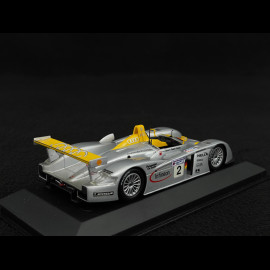 Audi R8 n° 2 2.24h Le Mans 2001 1/43 Minichamps 400011202