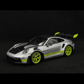 Porsche 911 GT3 RS Typ 992 2023 GT Silber / Säuregrün 1/18 Norev WAP0212100TGT3