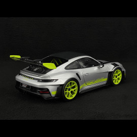 Porsche 911 GT3 RS Type 992 2023 GT Silver / Acid Green 1/18 Norev WAP0212100TGT3