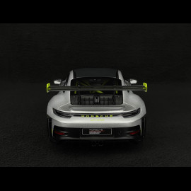 Porsche 911 GT3 RS Type 992 2023 GT Silver / Acid Green 1/18 Norev WAP0212100TGT3