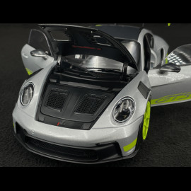 Porsche 911 GT3 RS Type 992 2023 GT Silver / Acid Green 1/18 Norev WAP0212100TGT3