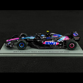 Pierre Gasly Alpine A524 BWT n°10 3rd GP Brazil 2024 F1 1/43 Spark S9552