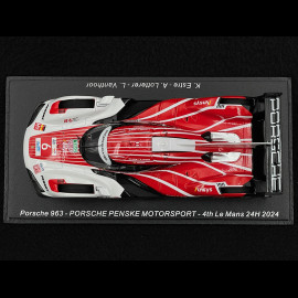 Porsche 963 n°6 Hyperpole 24h Le Mans 2024 1/43 Spark S9114