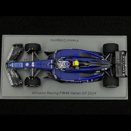 Franco Colapinto Williams Racing FW46 n°43 GP Italia 2024 First GP F1 1/43 Spark S9564