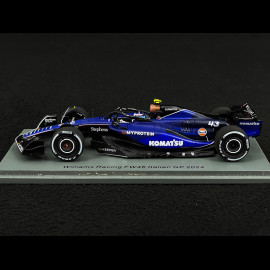 Franco Colapinto Williams Racing FW46 n°43 GP Italia 2024 First GP F1 1/43 Spark S9564