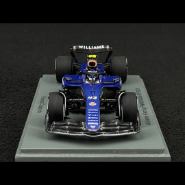 Franco Colapinto Williams Racing FW46 n°43 GP Italia 2024 First GP F1 1/43 Spark S9564