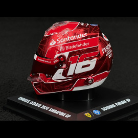 Charles Leclerc Helmet GP Singapore 2024 1/5 LookSmart LSHEL006