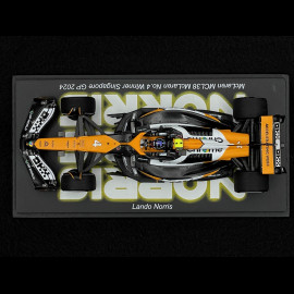 Lando Norris McLaren MCL38 n°4 Winner GP Singapore 2024 F1 1/43 Spark S9561