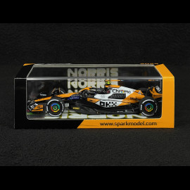 Lando Norris McLaren MCL38 n°4 Winner GP Singapore 2024 F1 1/43 Spark S9561