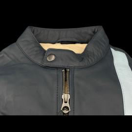 Gulf Leather Jacket Roadmaster Navy Blue GU252JAM05-100