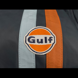 Gulf Leather Jacket Roadmaster Navy Blue GU252JAM05-100