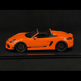 Porsche Boxster Spyder Type 981 Nemo 2016 RS Selection X Spark Gulf Orange 1/18 Spark 18RSF006