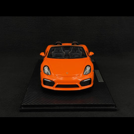 Porsche Boxster Spyder Type 981 Nemo 2016 RS Selection X Spark Gulf Orange 1/18 Spark 18RSF006