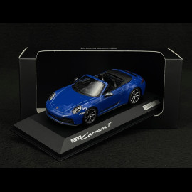 Porsche 911 Carrera T Cabriolet Type 992.2 2024 Lugano Blue 1/43 Spark WAP0200260SCPE