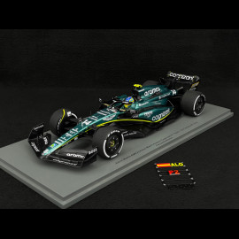 Fernando Alonso Aston Martin AMR23 n° 14 2nd Canadian GP F1 2023 1/18 Spark 18S956
