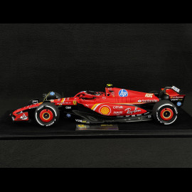 Carlos Sainz jr. Ferrari SF-24 n° 55 3rd Monaco GP F1 2024 1/18 LookSmart LS18F1064
