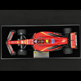 Carlos Sainz jr. Ferrari SF-24 n° 55 3rd Monaco GP F1 2024 1/18 LookSmart LS18F1064