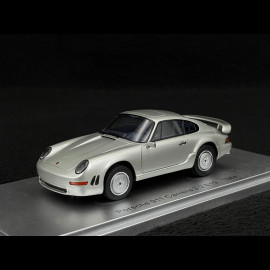 Porsche 911 Carrera 3.2 E19 1984 silver grey 1/43 Kess KE43024020