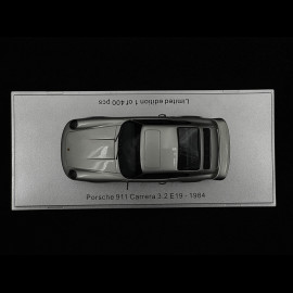 Porsche 911 Carrera 3.2 E19 1984 silver grey 1/43 Kess KE43024020