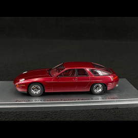 Porsche 928 Sedan 4 doors 1986 metallic red 1/43 Kess KE43024010