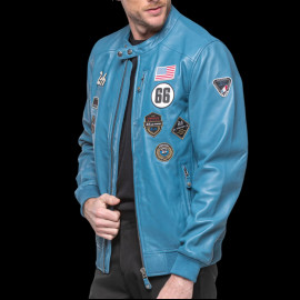 24h le Mans Lederjacke Pierre Blauer Maillard 27928-9922 - herren