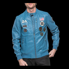 24h le Mans Lederjacke Pierre Blauer Maillard 27928-9922 - herren