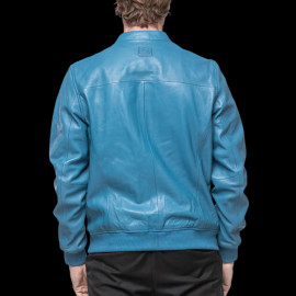 24h le Mans Leather Jacket Pierre Blue Maillard 27928-9922 - men