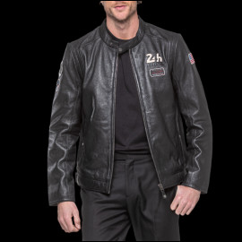 24h le Mans Leather Jacket Sten Black 27930-1504 - men