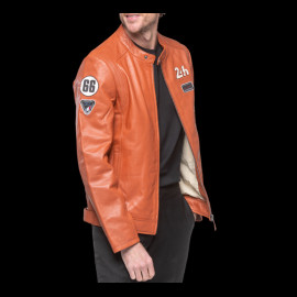 24h le Mans Leather Jacket Sten Rusty 27930-9920 - men