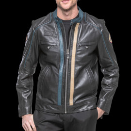 24h le Mans Leather Jacket Steve McQueen Liam 2 Black 27945-1504 - men