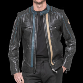 24h le Mans Leather Jacket Steve McQueen Liam 2 Black 27945-1504 - men