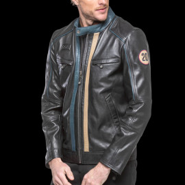 24h le Mans Leather Jacket Steve McQueen Liam 2 Black 27945-1504 - men