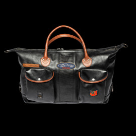 Steve McQueen Leather Travel Bag Duke 2 48h Black 27948-1504