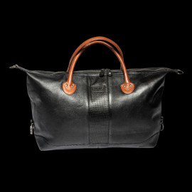 Steve McQueen Leather Travel Bag Duke 2 48h Black 27948-1504