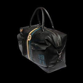 Steve McQueen Leather Travel Bag Dean 7 72h Black 27950-1504