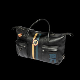 Steve McQueen Leather Travel Bag Nolan 7 48h Black 27953-1504