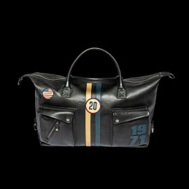 Steve McQueen Leather Travel Bag Nolan 7 48h Black 27953-1504