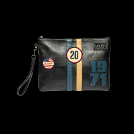 24h le Mans Leather Pouch Steve McQueen Jim 7 Black 27951-1504
