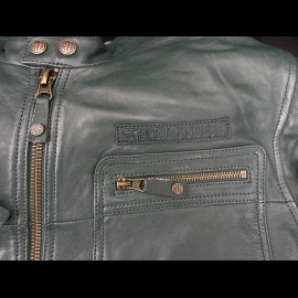 Steve McQueen Lederjacke Dennis 3 Pine Grün 27942-3084 - herren