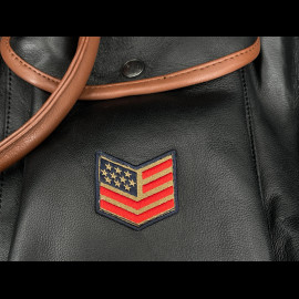 Steve McQueen Leather Travel Bag Duke 2 48h Black 27948-1504