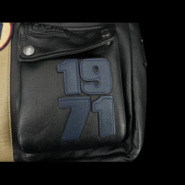24h le Mans Leather Travel Bag Steve McQueen Dean 7 72h Black 27950-1504