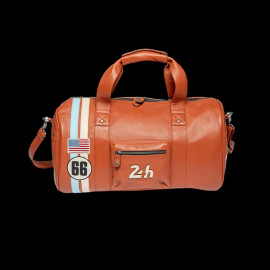 24h le Mans Leather Travel Bag Georges Planeur Rusty 27937-9920
