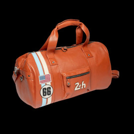 24h le Mans Leather Travel Bag Georges Planeur Rusty 27937-9920