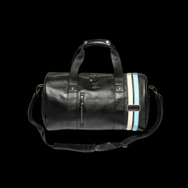 24h le Mans Leather Travel Bag Georges Planeur Black 27937-1504