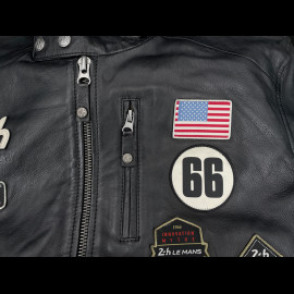 24h le Mans Leather Jacket Pierre Black 27928-1504 - men